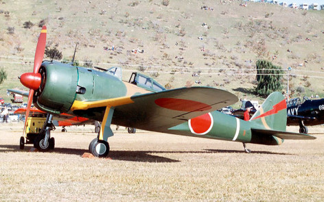 Nakajima ki-43-i oscar number 750 wanaka after restoration 1990s-image source unknown    | warbirds online