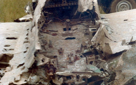 Nakajima Ki-43-I Oscar wreck 3 for the AWM at HARS Schyville NSW 1980s