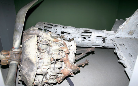 Nakajima Ki-43-II Oscar Number 5465 on display at the AWM
