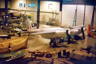 de Havilland DH98 Mosquito PR.41A52 210 319 in storage - AWM Treloar Technology Centre 1996