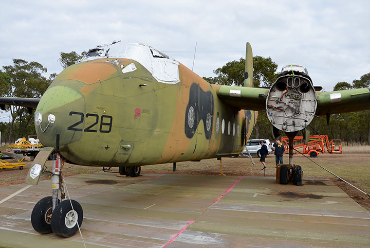 DHC-4 Caribou A4-228 - up close and personal