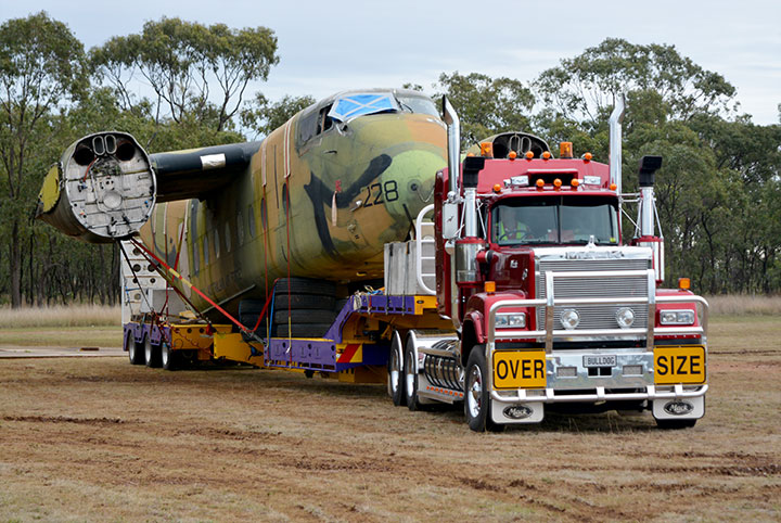 DHC Caribou A4-228 heading off for her big trip to Caboolture