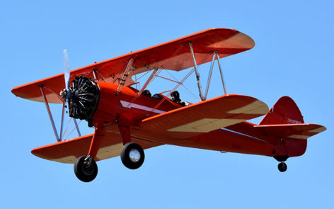 Boeing Stearman at Watts Bridge 2016