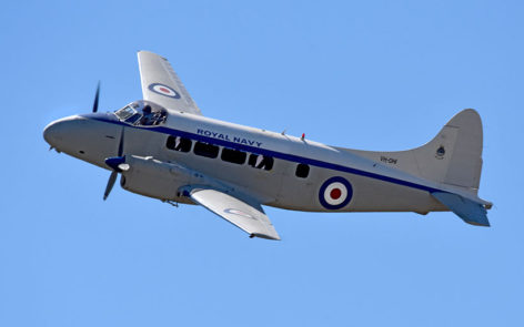 de Havilland DH.104 Dove VH-DHI in the air