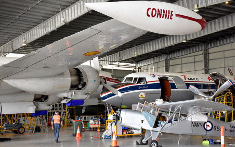 A matter of scale - Convair 440 ZS-ARV with friends at HARS Albion Park