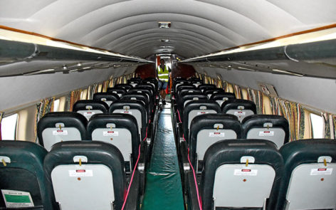 Beautiful interior of the HARS Convair 440 ZS-ARV