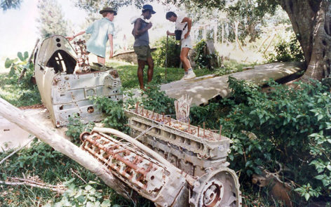 Curtiss P-40F-1-CU Serial Number 41-14112 recovery circa 1980's - image internet - source unknown