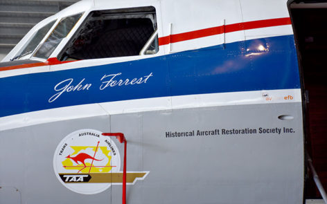 HARS Convair 440 ZS-ARV nose artwork
