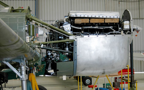 P-40f-1-cu serial number 41-14112 under restoration-packard merlin in situ    | warbirds online