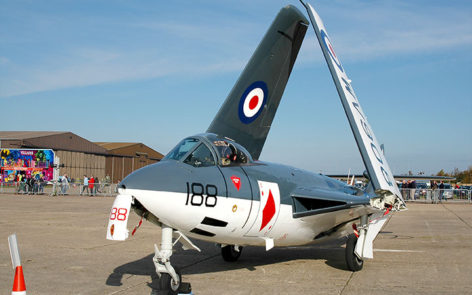 Hawker Sea Hawk FGA 6 WV908 on display Duxford 2004