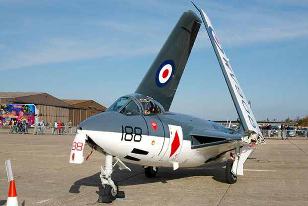 Hawker Sea Hawk FGA 6 WV908 on display Duxford 2004