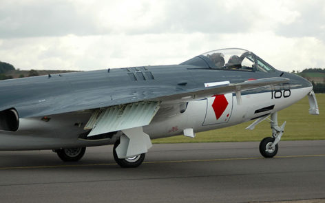 Hawker Sea Hawk FGA 6 WV908 on the strip Duxford 2004