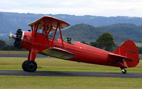 Boeing Stearman VH-ILW at WOI 2017