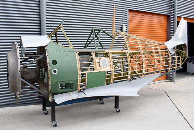 Cac ca-13 boomerang a46-140 fuselage progressing toward airworthy rebuild    | warbirds online