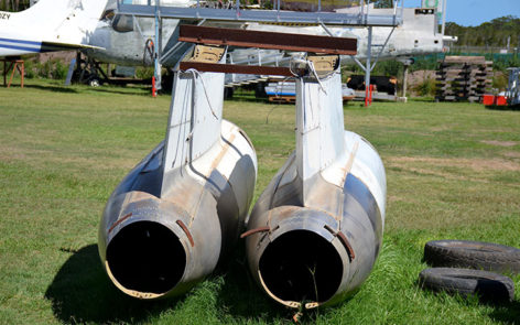 Lockheed SP-2H Neptune A89-277 engines
