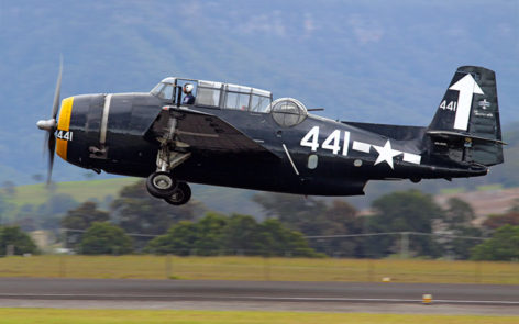 TBM Avenger VH-MML is underway