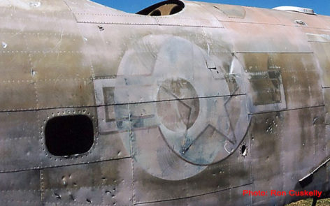 US Navy & RAAF markings on fuselage of Ventura A59-96 -photo Ron Cuskelly