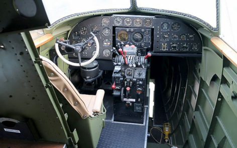 Work progresses on the internal fitout of Ventura 59-96. This image of the cockpit was taken on 10 November 2016
