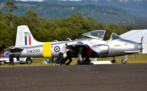 BAC 84 Jet Provost being prepared for her flight