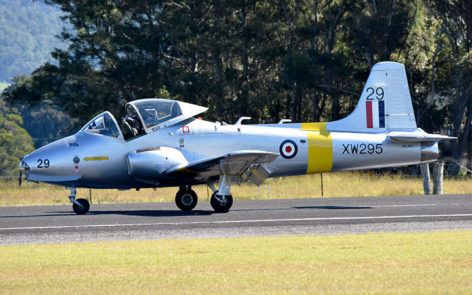 Bac jet provost t5a vh-jpv post flight    | warbirds online