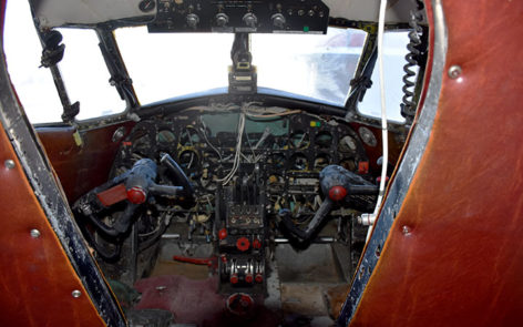 De Havilland DH.114 Heron - ready for restoration work to be undertaken