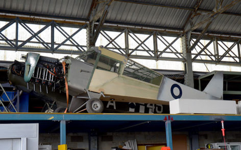 Auster Mk 3 ex RAAF A11-48 at Caboolture 2016 awaiting restoration
