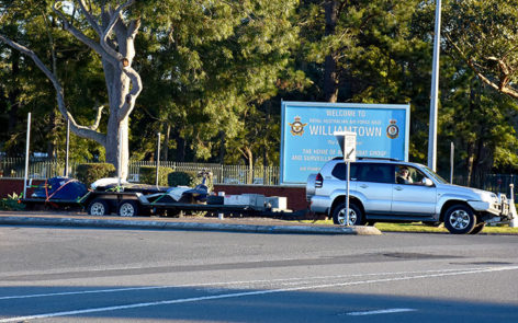 Wessex components leaving Williamtown RAAF base
