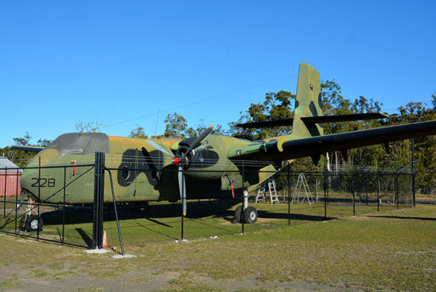 DHC4 Caribou A4-228 at AAHC Qld