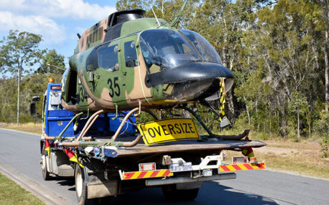 Kiowas A17-034 and 035 arriving at Caboolture