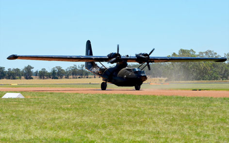 Catalina PBY 6A VH-PBZ marked as A24-36 at Temora 2015