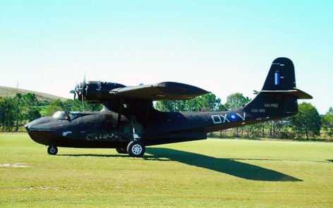 Catalina PBY-6A marked as A24-36 at Caboolture 2004