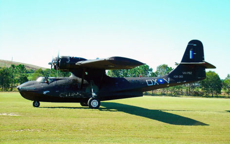 Catalina pby-6a marked as a24-36 at caboolture 2004    | warbirds online