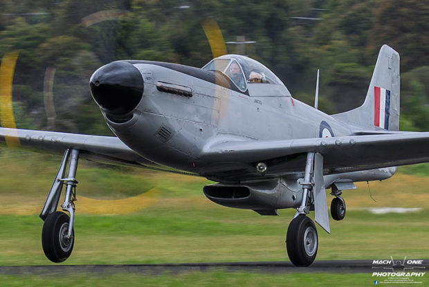 Taking off CAC Mustang CA-18 A68-199 - first flight