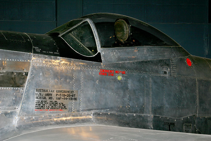 Mustang A68-648 AWM exhibit