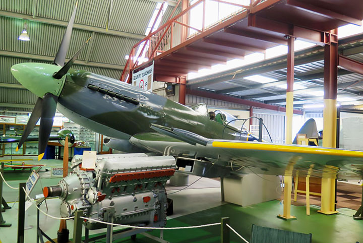 Supermarine Spitfire Mk22 PK481 at the Aviation Heritage Museum Bull Creek WA-photo RAFFA AHM