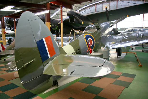 Supermarine Spitfire Mk22 PK481 on display at the Aviation Heritage Musuem Bull Creek WA-photo courtesy AviationWA