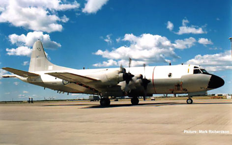 HARS Lockheed Orion A9-753 in previous gull grey and white US Navy scheme-image Mark Richardson