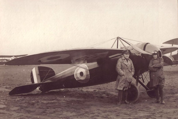 Bristol M1C C5001 after retirement from the RAF-inspected by HA Kauper and Harry Butler