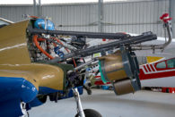 Curtiss P40E VH-KTY undergoing maintenance including an engine overhaul by VFR