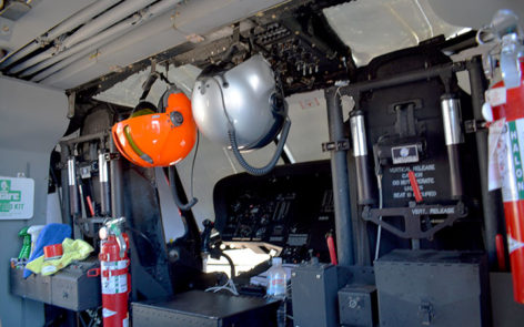 UH-60A Black Hawk N5630J cockpit internals