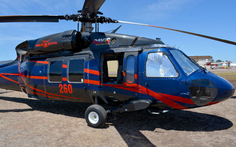 UH-60A Black Hawk N5630J forward fuselage