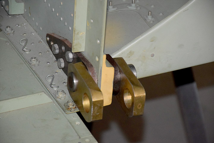 Beaufort A9-141 outer wing attachment mountings fitted