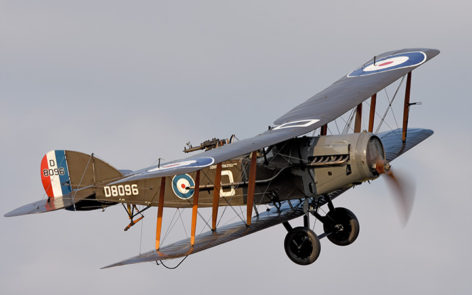 1917 Bristol F2.b gives a great display