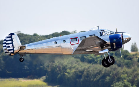 Classic Formation Beechcraft 18 Blue N223CM