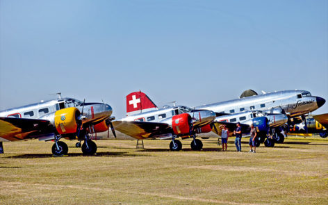 Classic Formation team at Flying Legends 2018