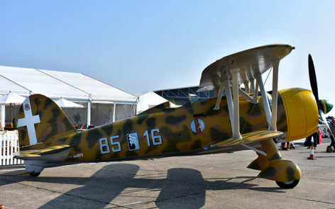 Fiat CR42 at Flying Legends 2018