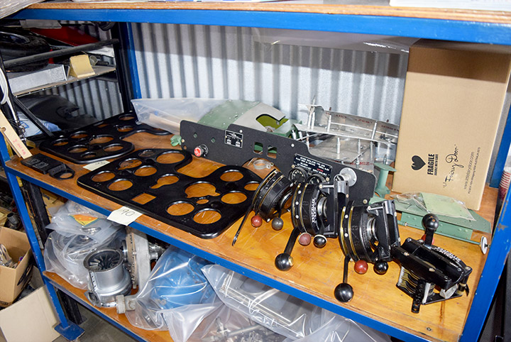 CAC Boomerang cockpit components following rebuild
