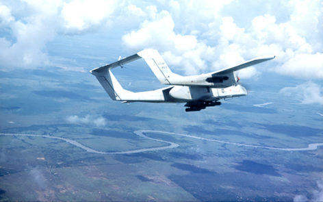 North American Rockwell OV-10A Bronco 67-14639 airborn over Vietnam on a mission