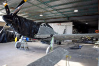 CAC Mustang CA 18 PR 22 1524 Ex RAAF A68 199 in Pays Paint shop at Scone NSW undergoing repaint
