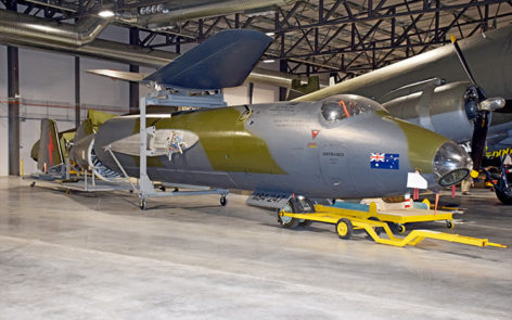English electric canberra b20 bomber a84-247 at memorial storage    | warbirds online
